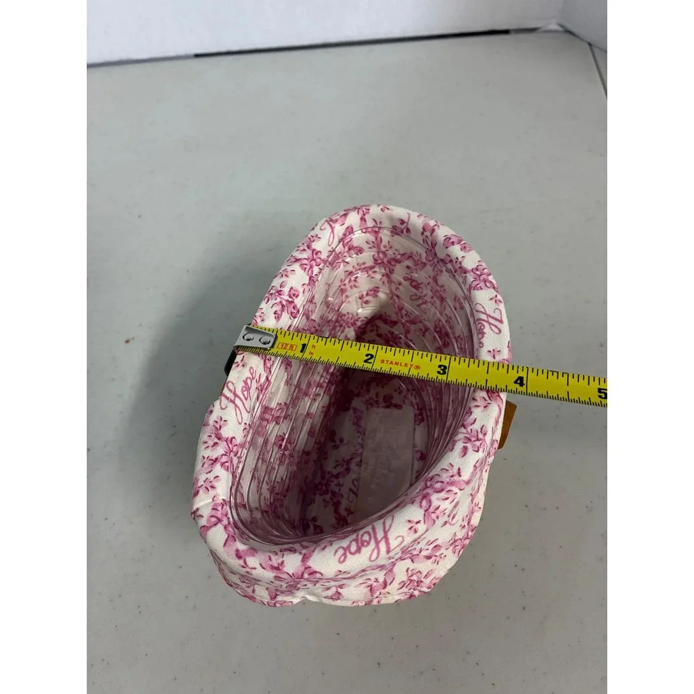 Longaberger 2007 Horizon of Hope Basket Lid Liner Protector Pink Ribbon‎ USA